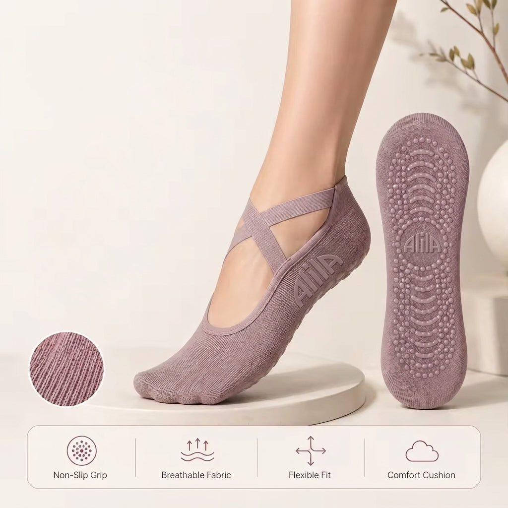 Pilates Non-Slip Socks 12 packs