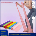 Yoga Dance Resistance Band Pull-Up Strap Fitness Multi-Functional Solid-Color Thermoplastic Elastomer Elastic Resistance Plate